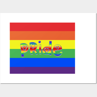 Pride Flag Posters and Art